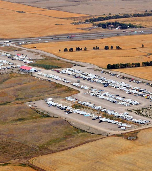 Fox Run RV Park Aerial View