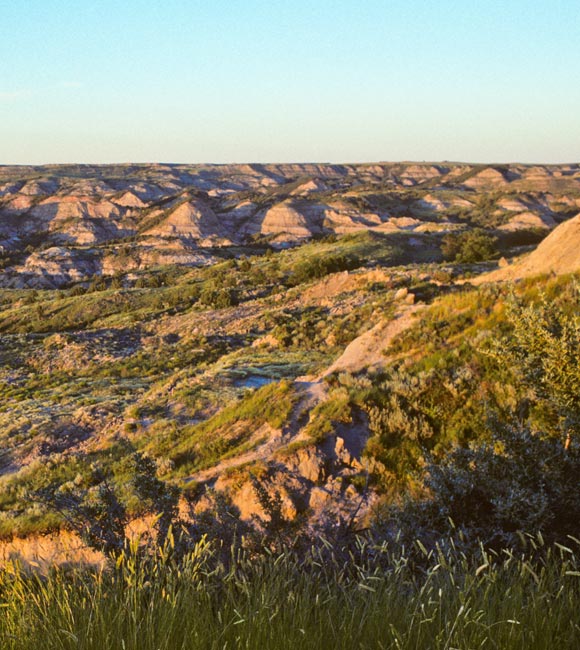 beautiful view of the badlands